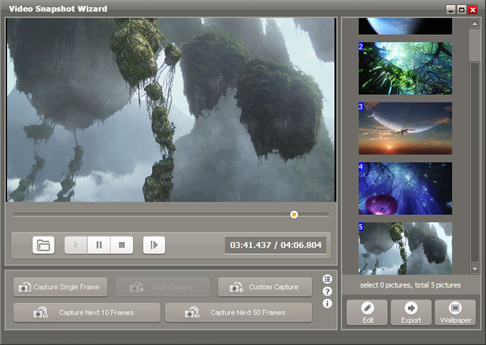 a professional video frame capture software.